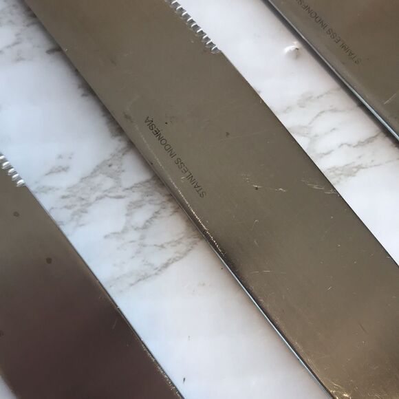 Bass pro set of 5 deer stainless butter dinner knifes - Picture 8 of 10